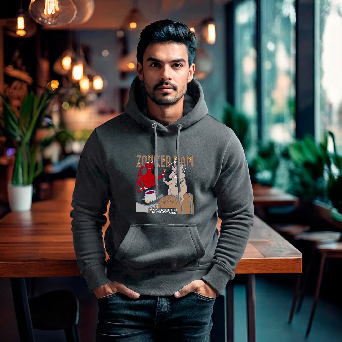 Hoodie HotWine (anthrazit)