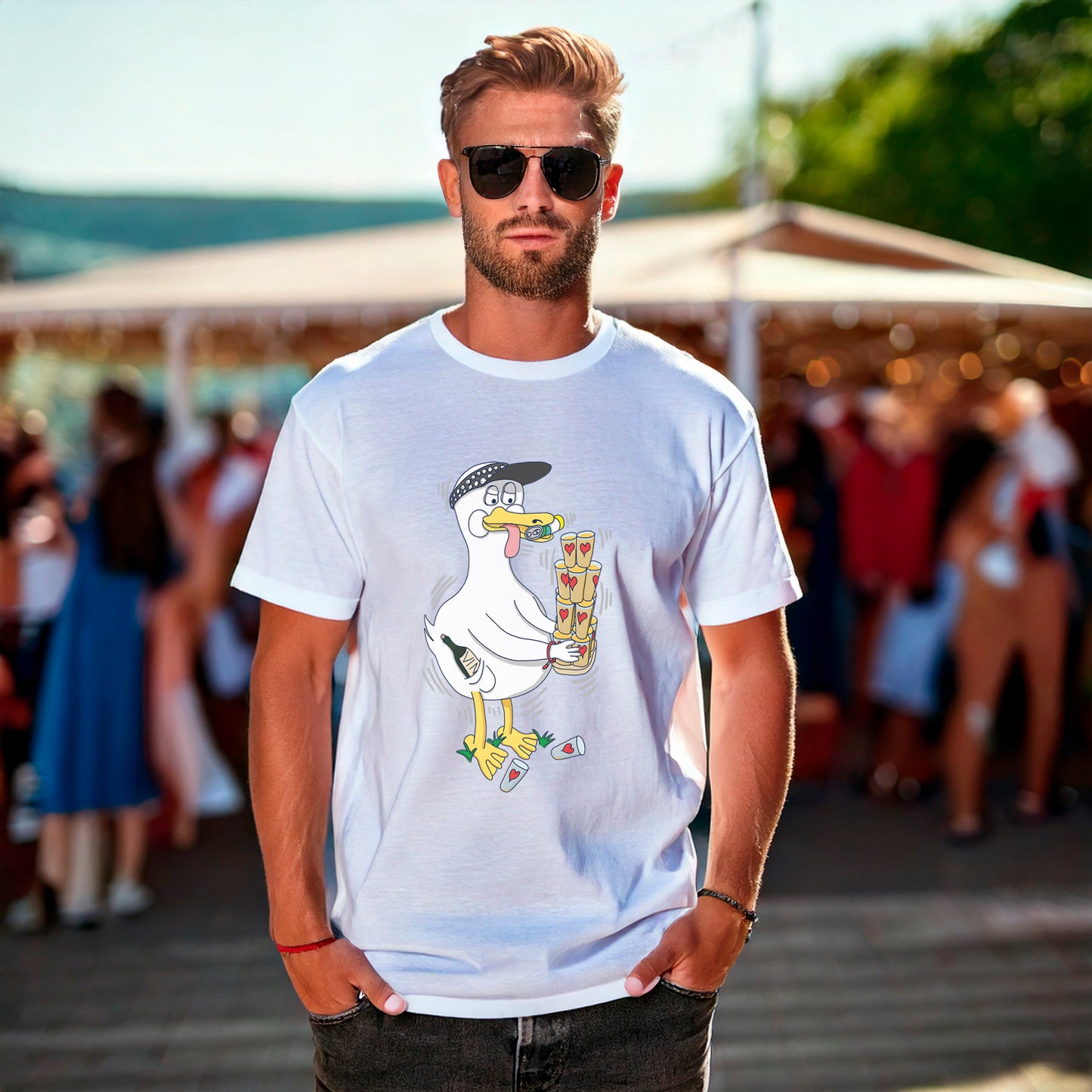 T-Shirt NextRound (weiß)
