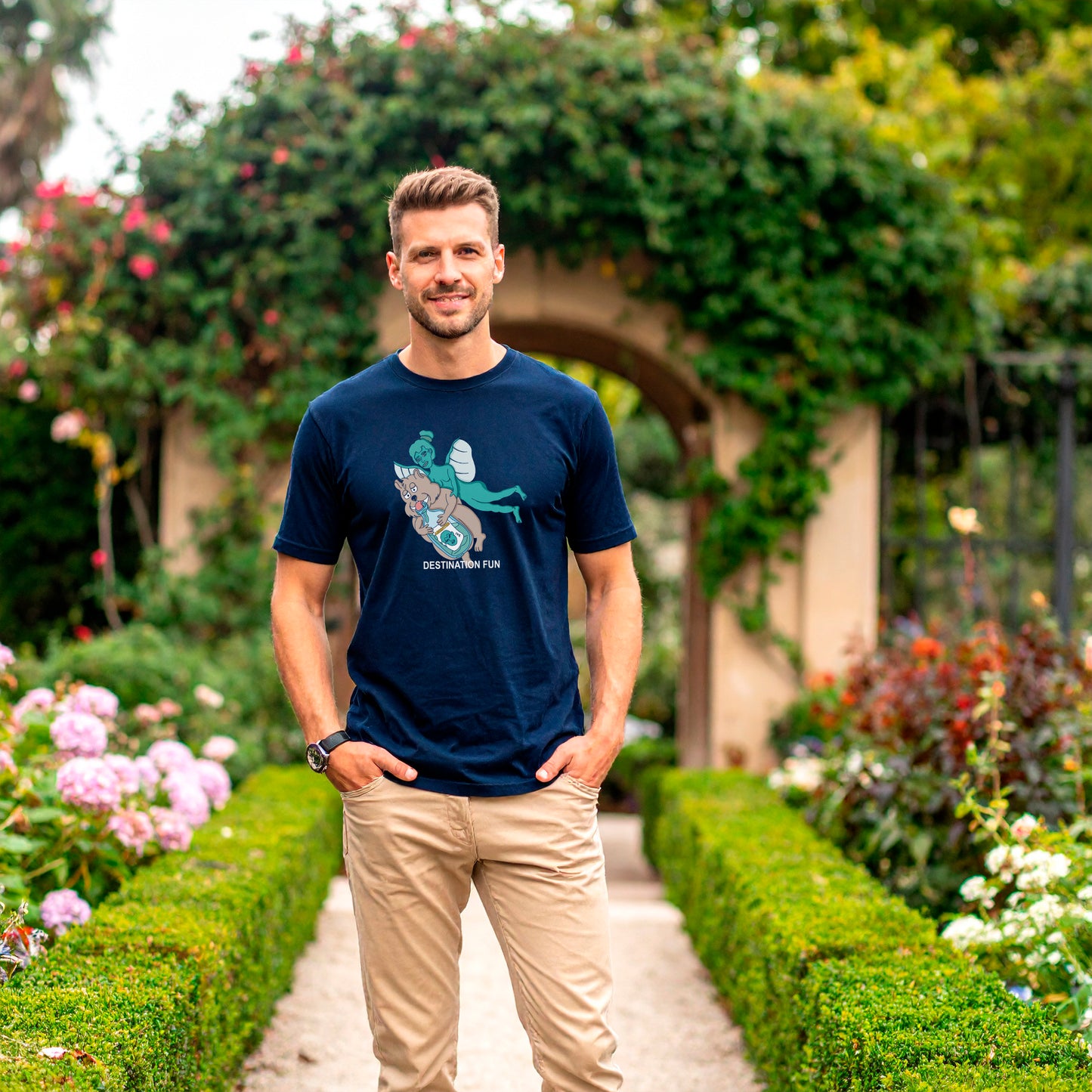 T-Shirt AbsynthFly (navy blau)