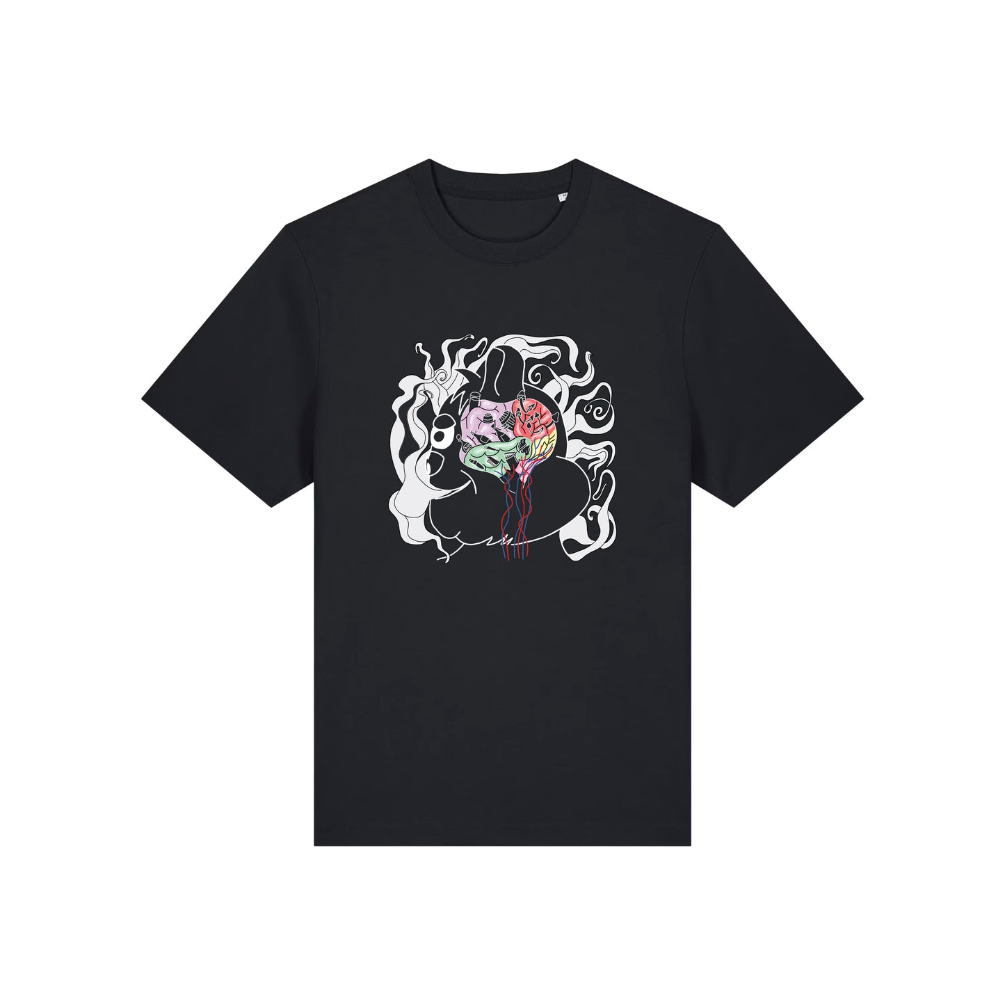 T-Shirt FadedBrain (schwarz)
