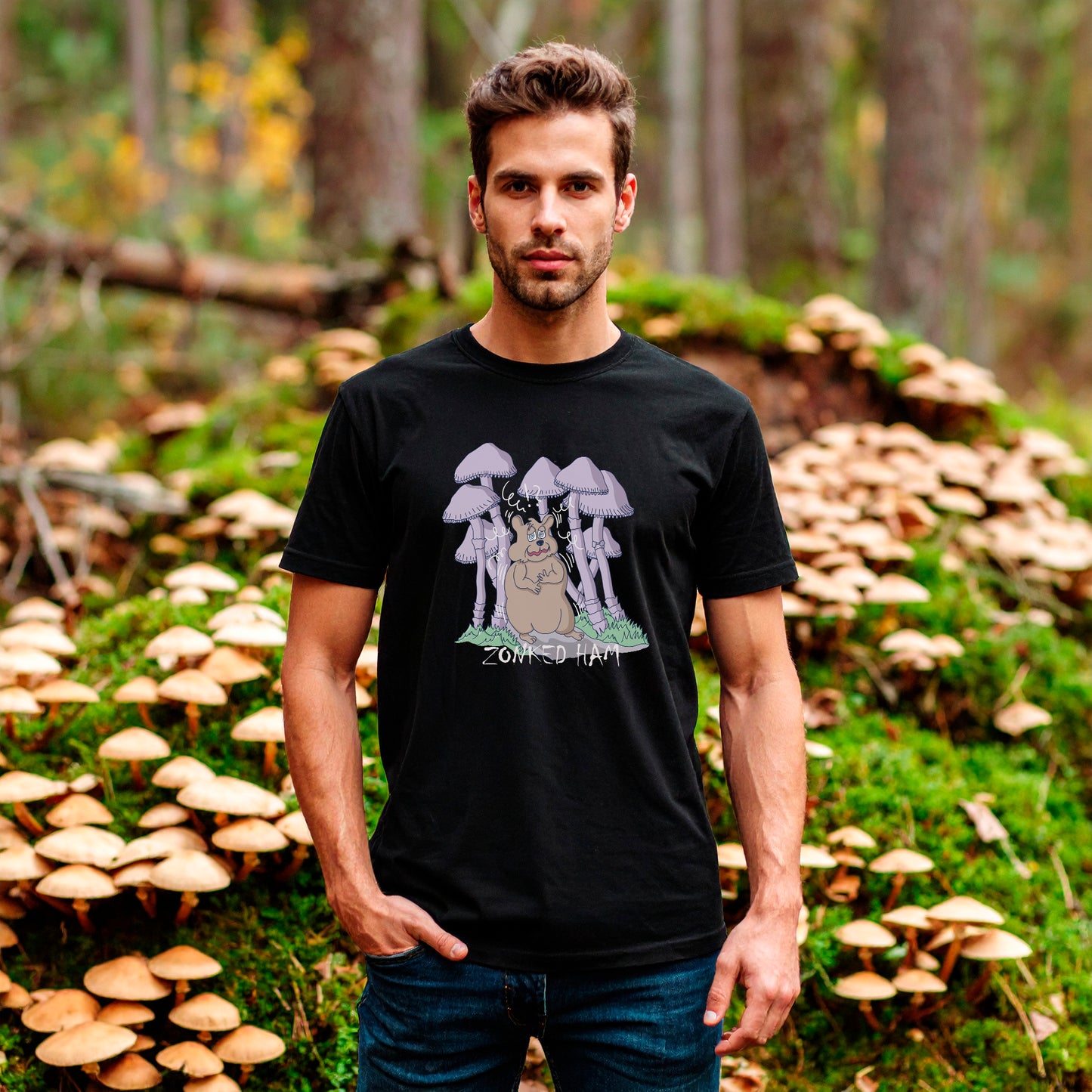 T-Shirt Forrest (schwarz)