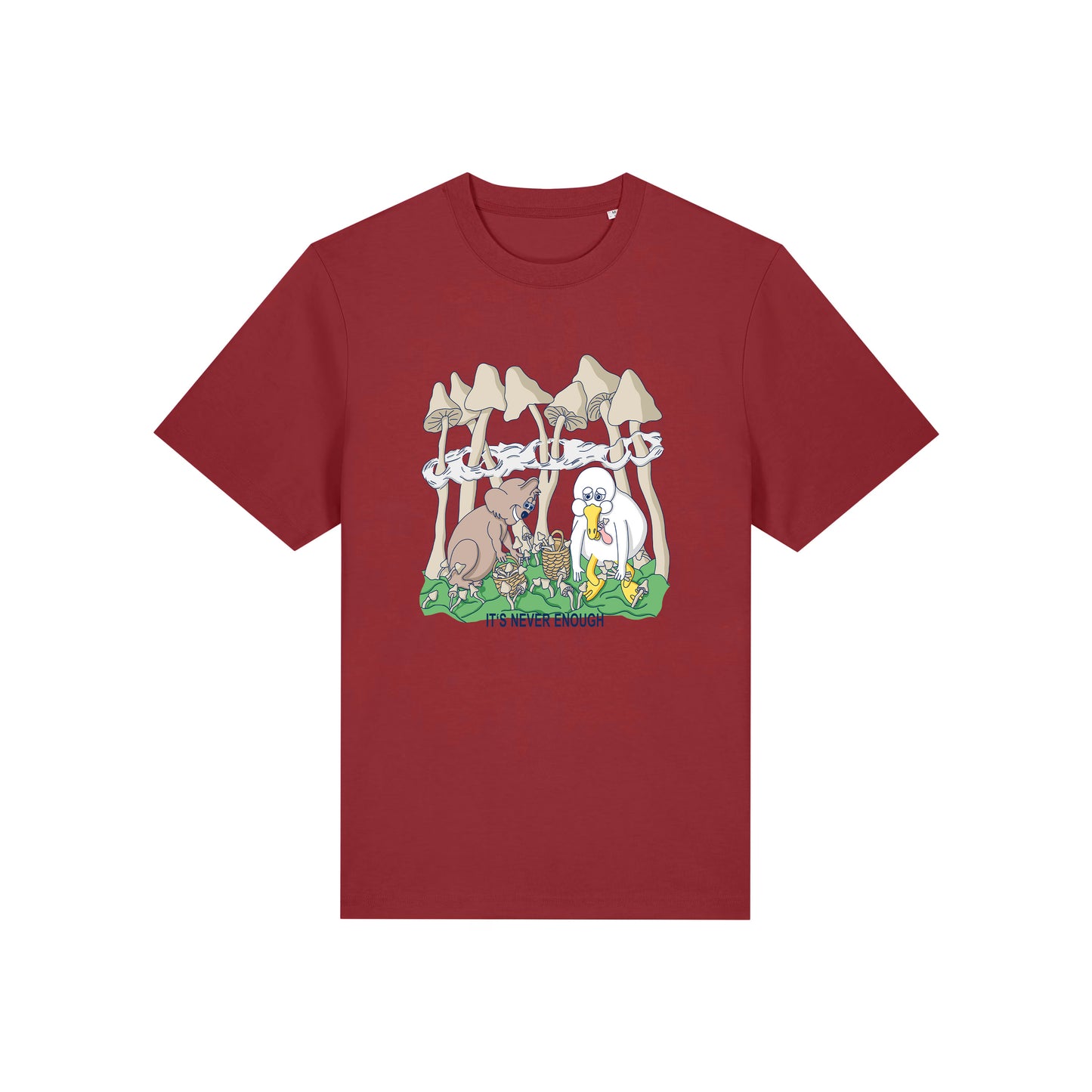 T-Shirt MushroomMorning (erd-rot)