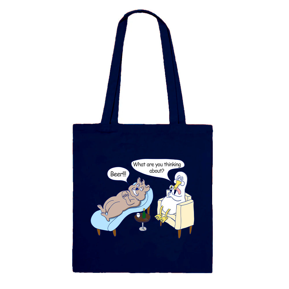Tragetasche Psychologist (navy blau)