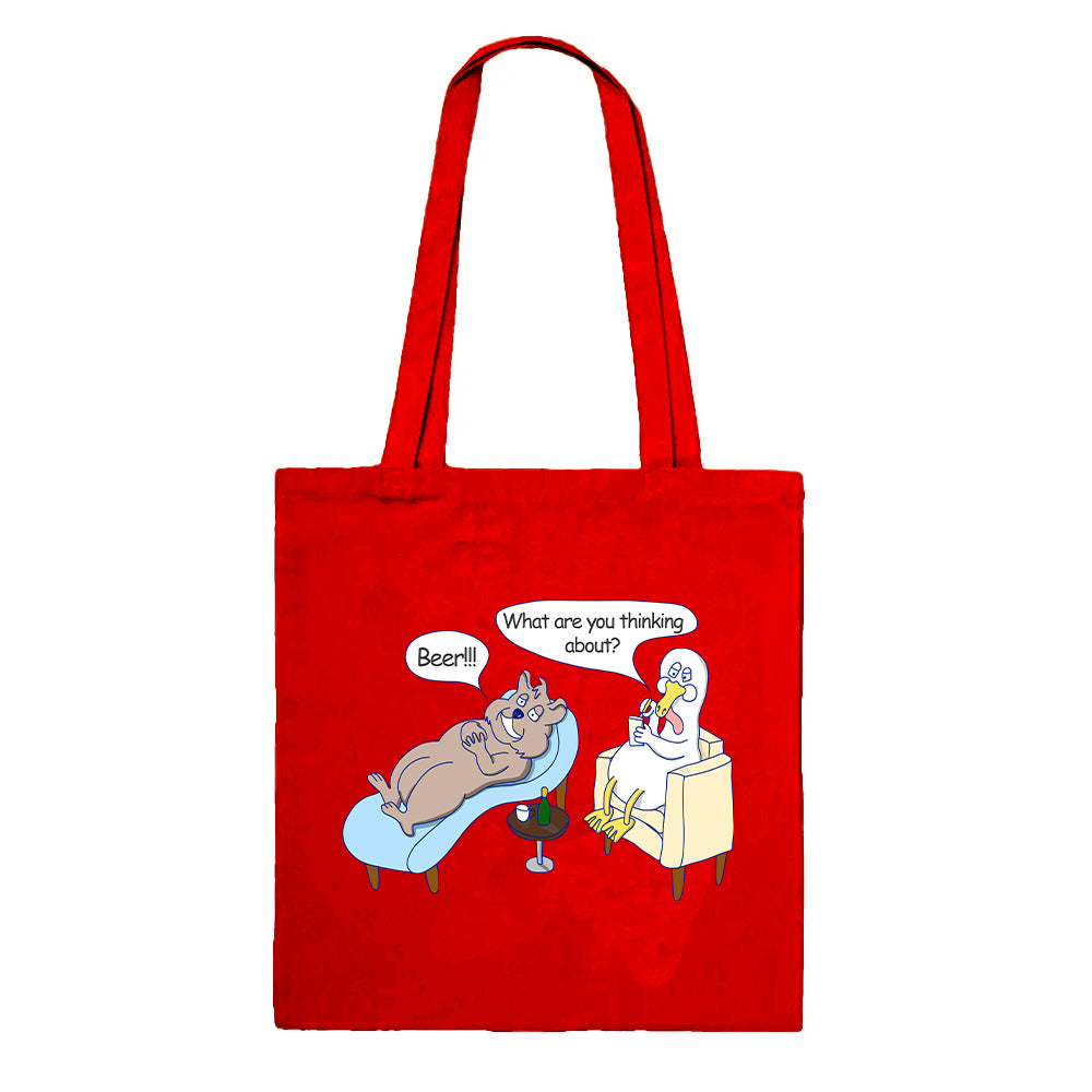 Tragetasche Psychologist (red)