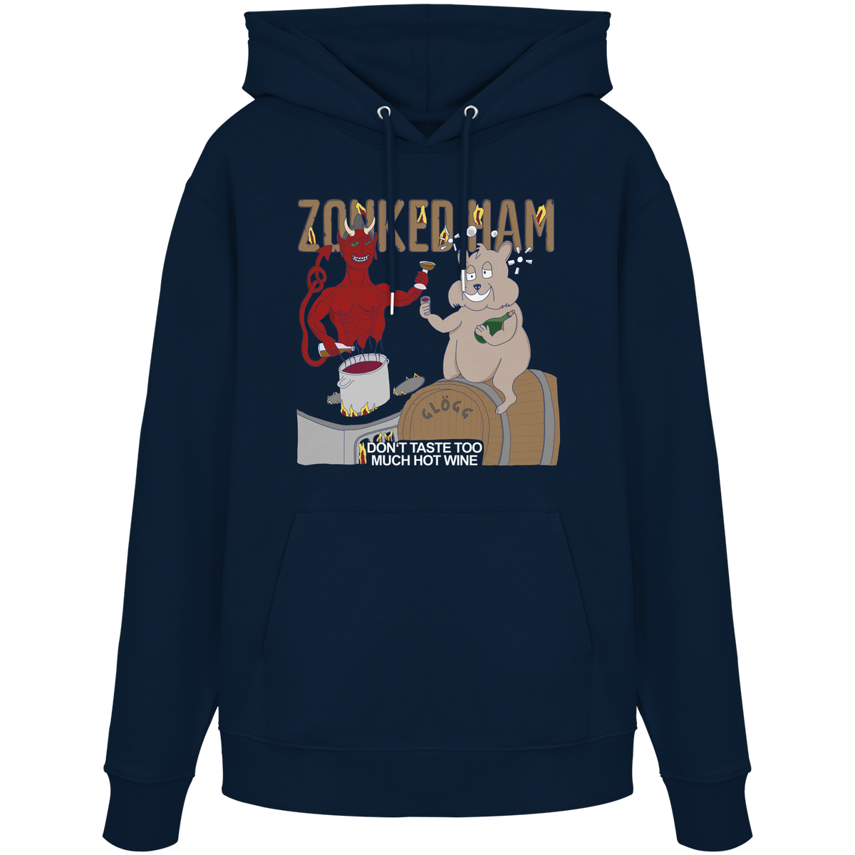 Hoodie HotWine (navy blau)
