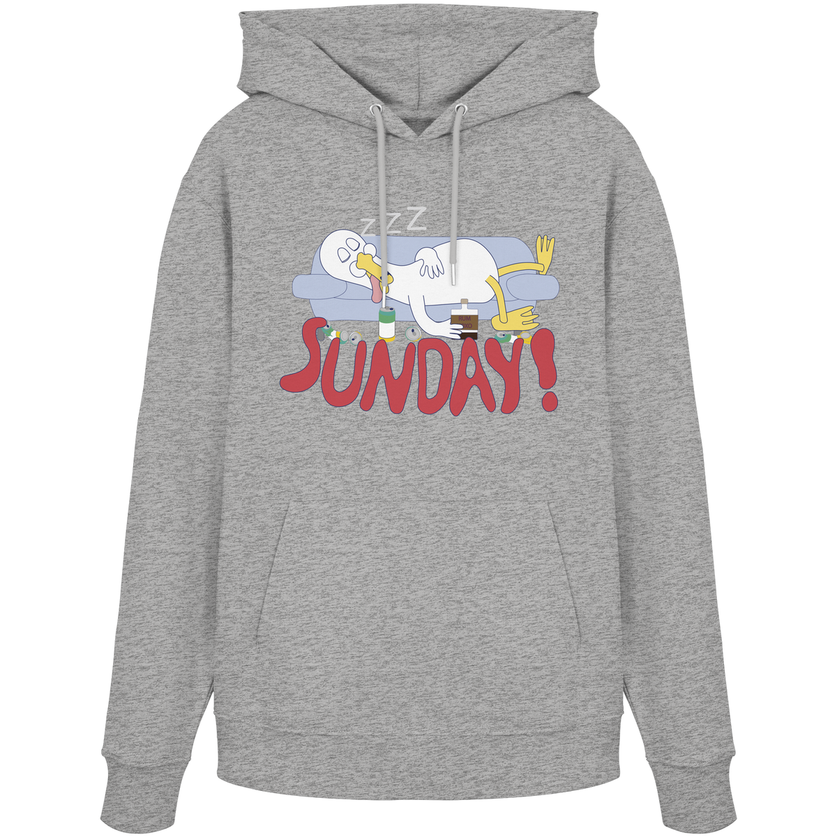 Hoodie Sunday (grau)