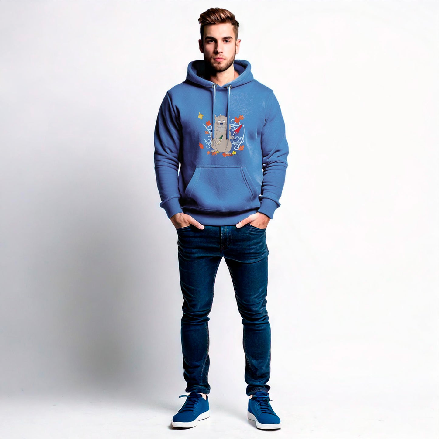 Hoodie Ahorn (blau)
