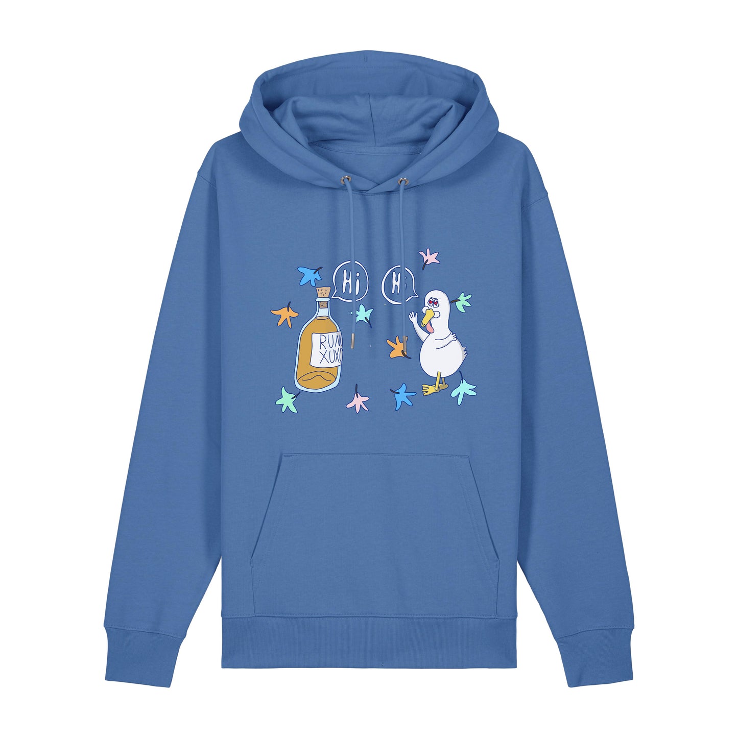 Hoodie Love (blau)