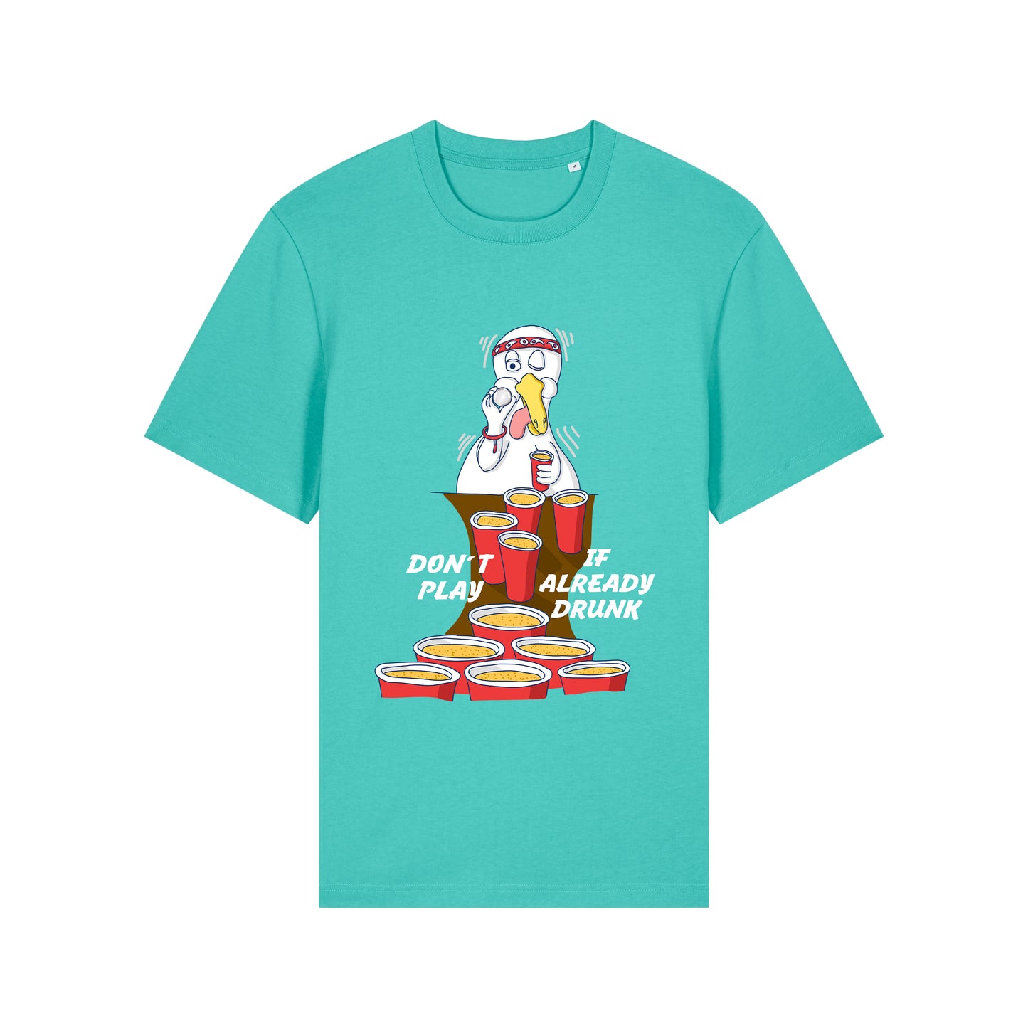 T-Shirt BeerPong (pool blau)