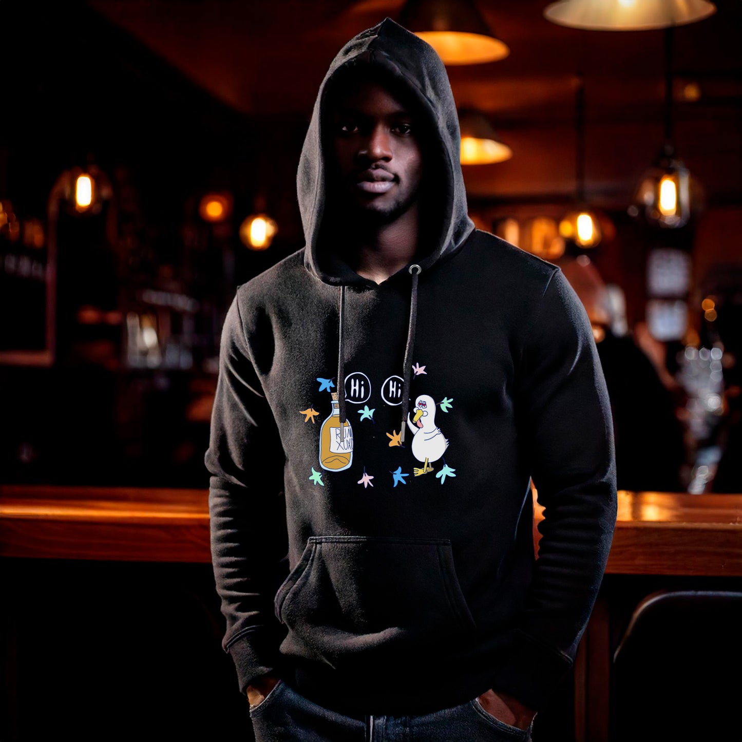 Hoodie Love (schwarz)