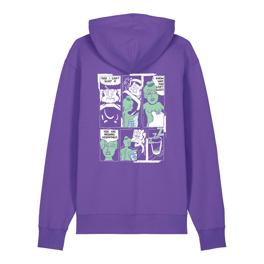 Hoodie AbsyntheComic (lila)