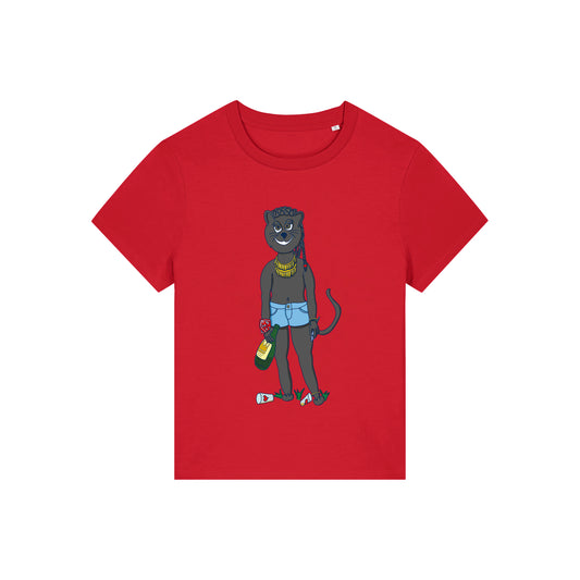 T-Shirt CharismaCat (rot)