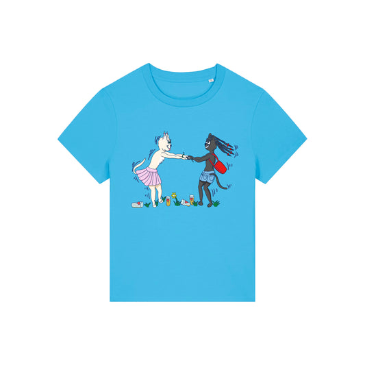T-Shirt Carousel (aqua blue)