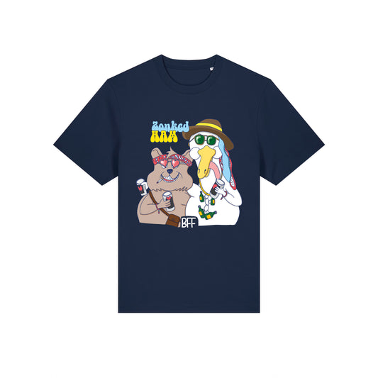 T-Shirt BFF (navy blau)