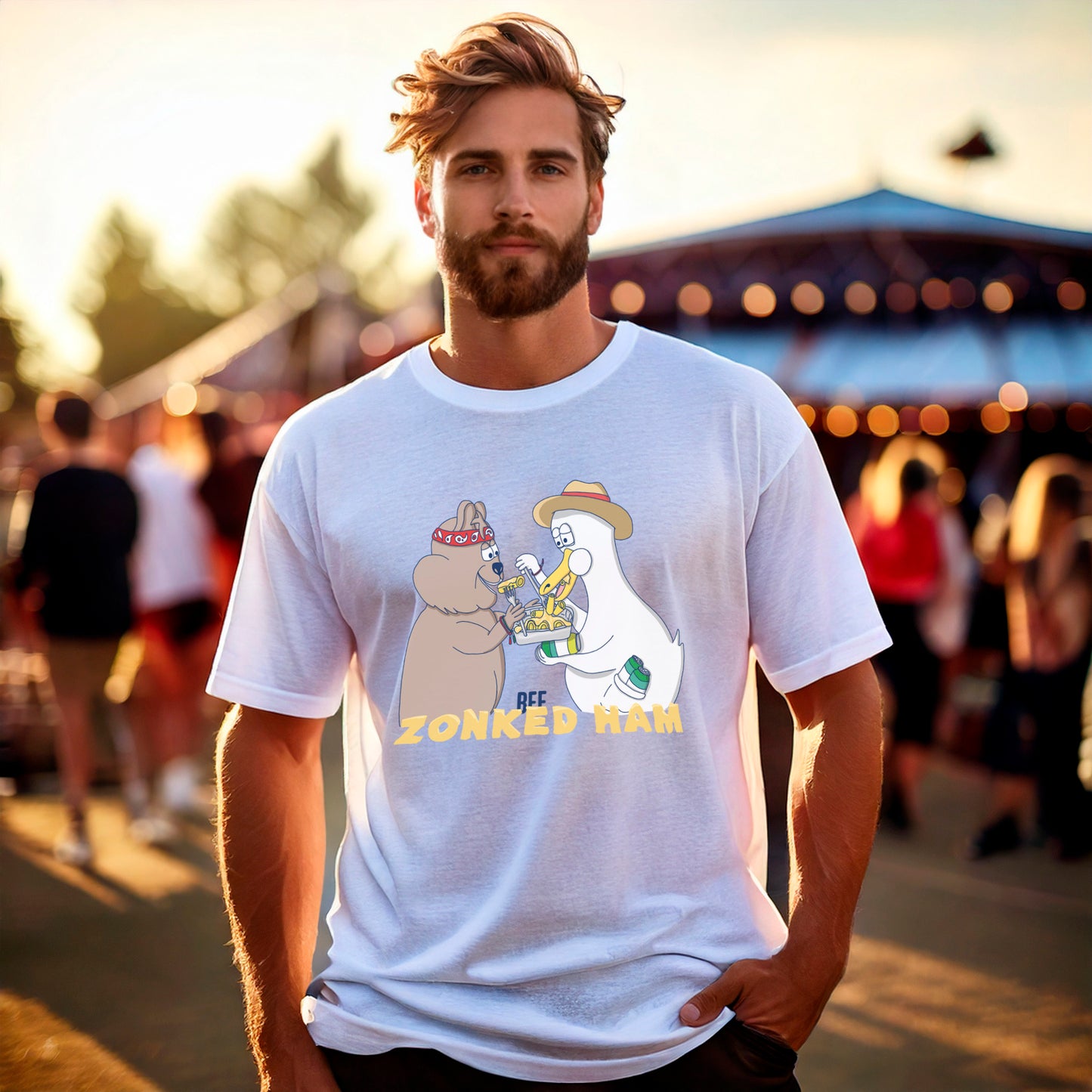 T-Shirt Sharing (weiß)