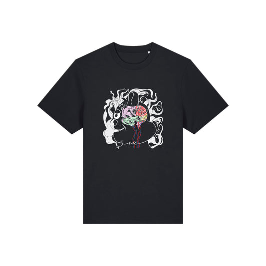T-Shirt FadedBrain (schwarz)