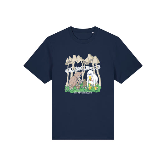 T-Shirt MushroomMorning (navy blau)