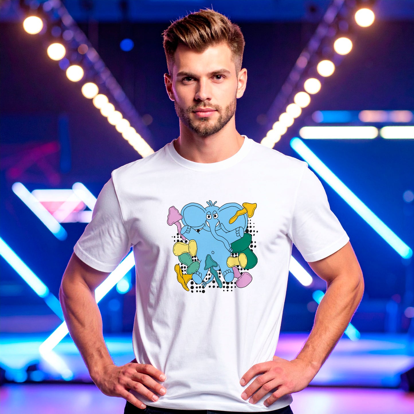 T-Shirt MushroomParty (weiß)