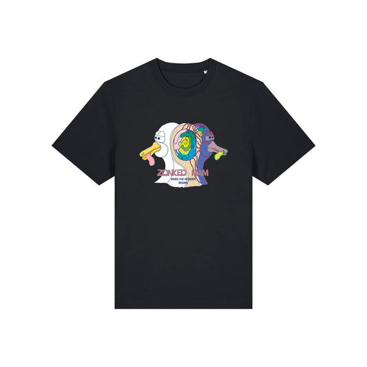 T-Shirt Faded (schwarz)