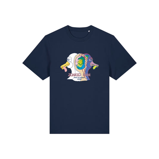 T-Shirt Faded (navy blau)