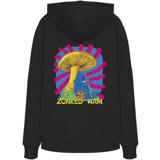 Hoodie BigMushroom (schwarz) - Backprint