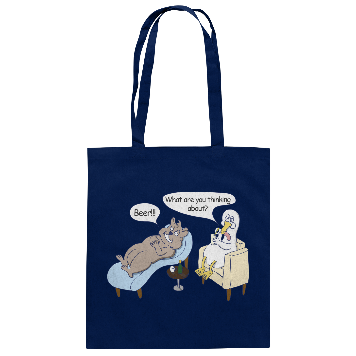 Tragetasche Psychologist (navy blau)