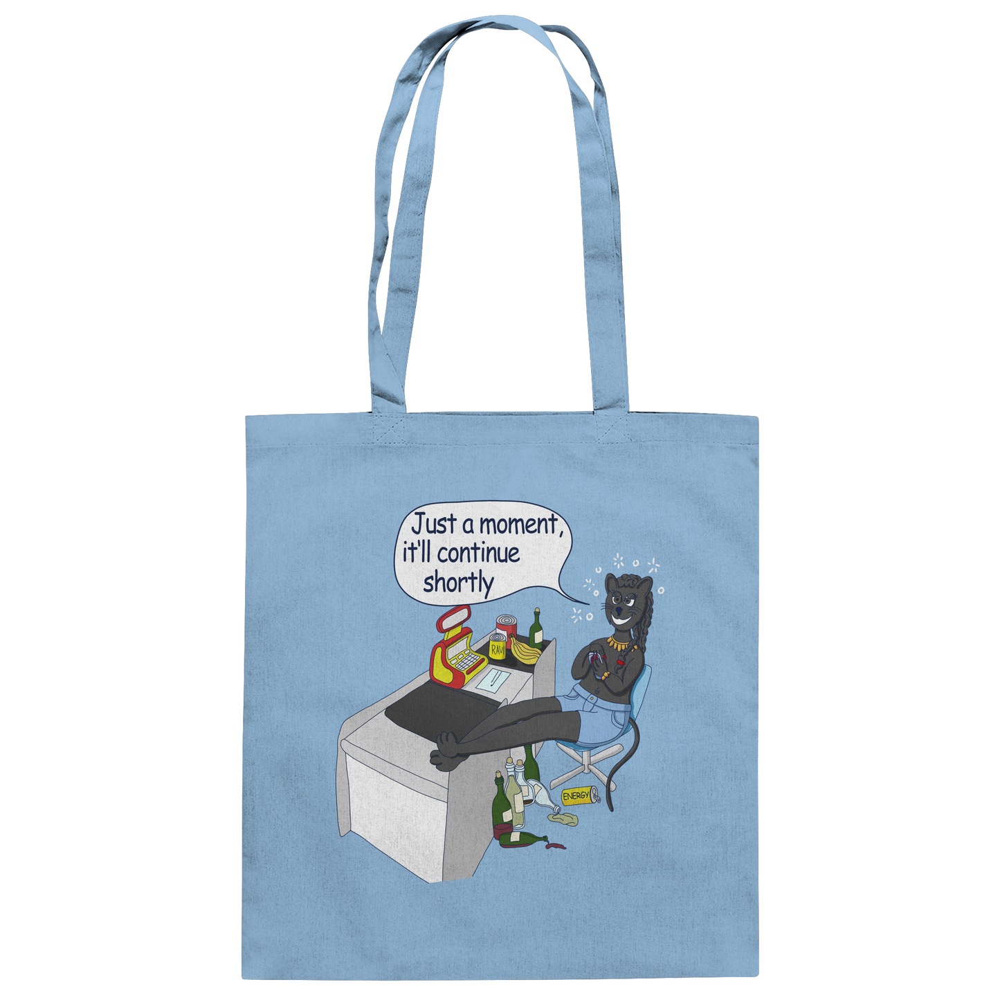 Tragetasche Cashier (hell blau)