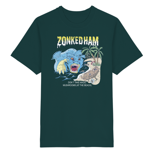 T-Shirt Mushrooms (dark green)