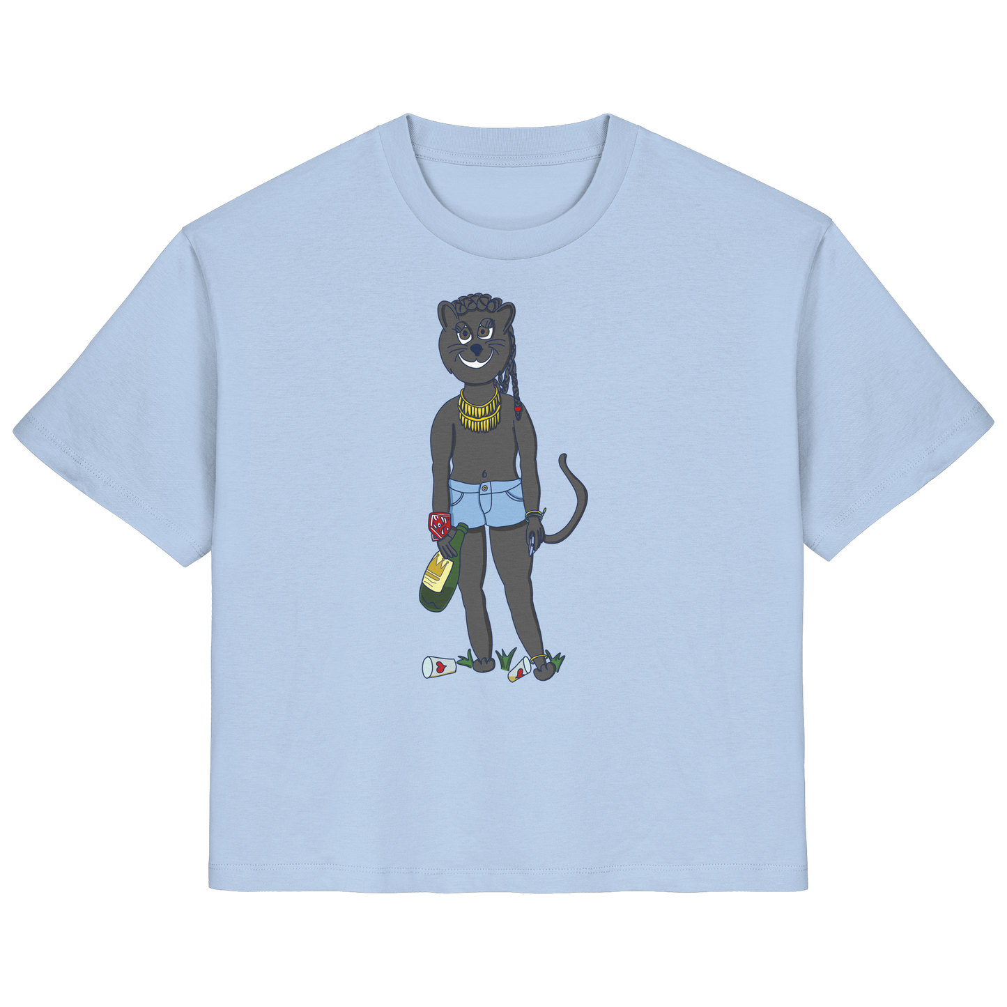 T-Shirt CharismaCat (blue soul)