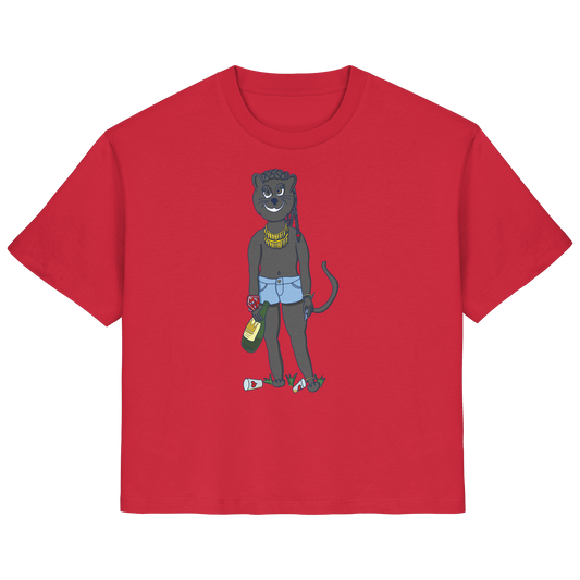 T-Shirt CharismaCat (rot)