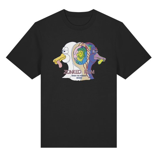 T-Shirt Faded (schwarz)