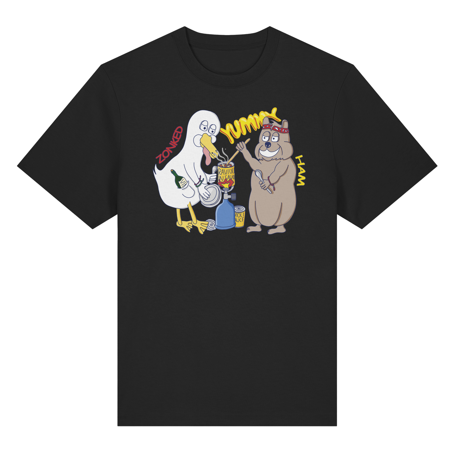 T-Shirt Ravioli (schwarz)