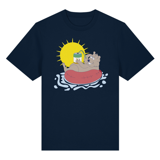 T-Shirt Sunbathing (navy blau)