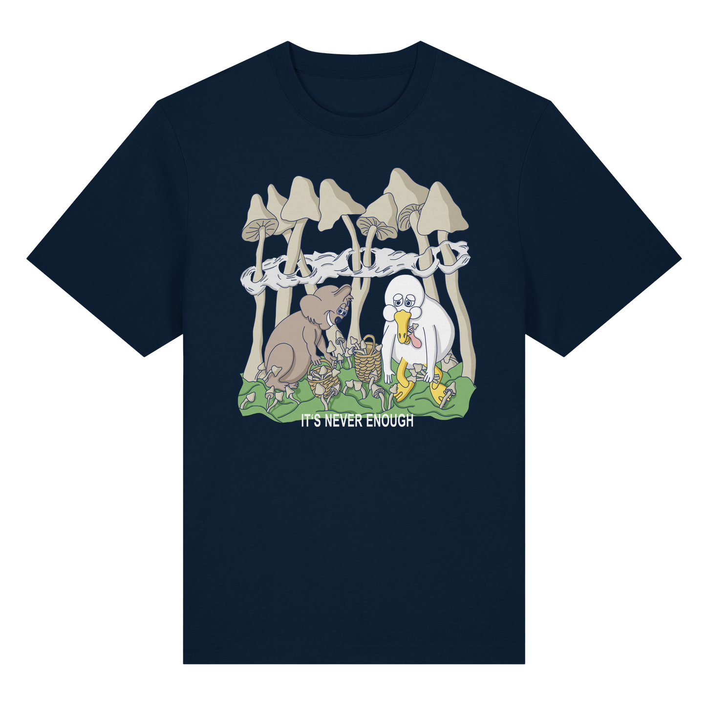 T-Shirt MushroomMorning (navy blau)