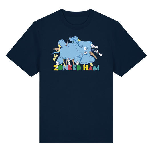 T-Shirt CrowdDiving (navy blau)