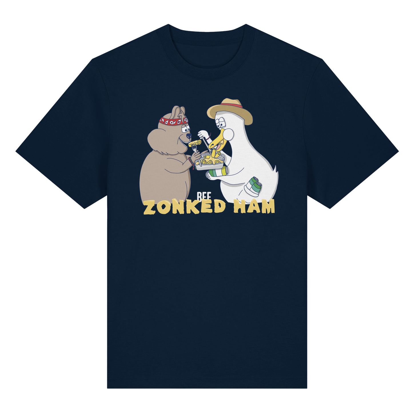 T-Shirt Sharing (navy blau)