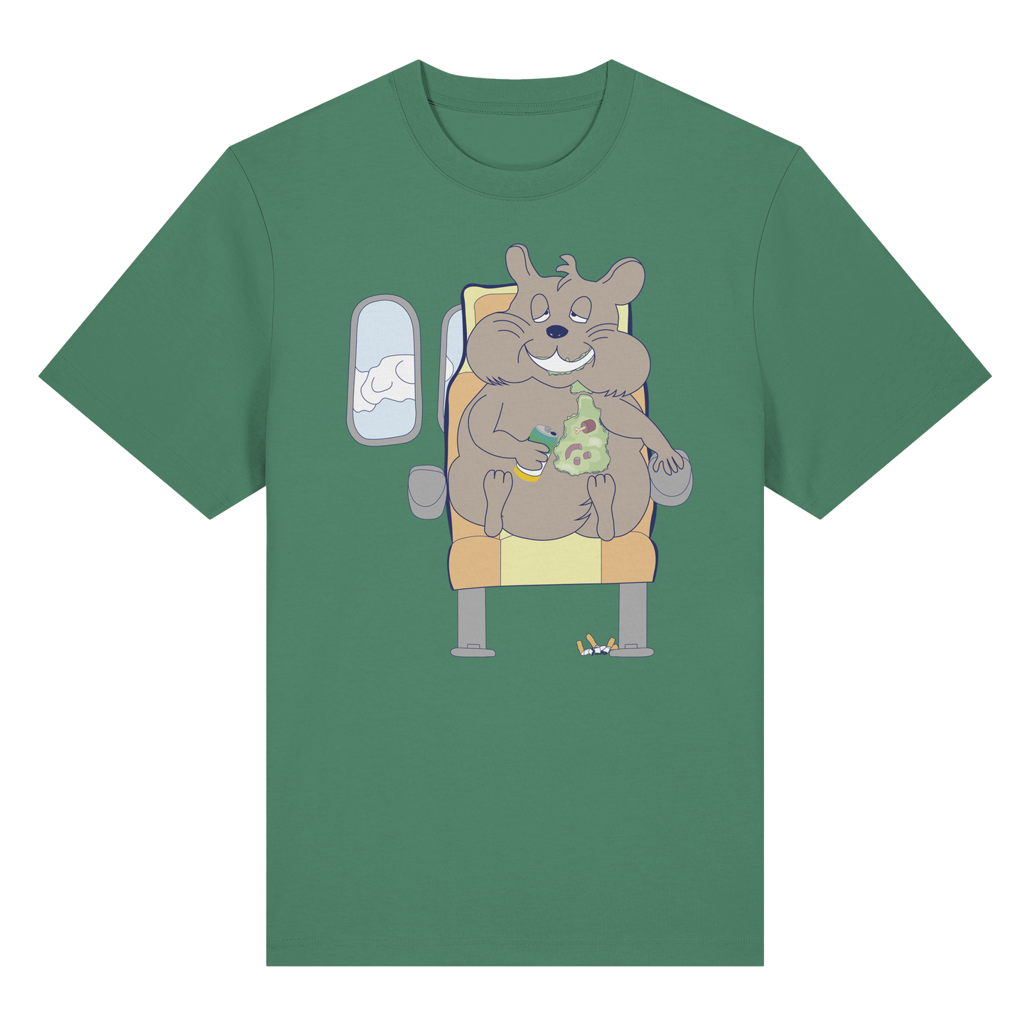T-Shirt Airplane (grün)