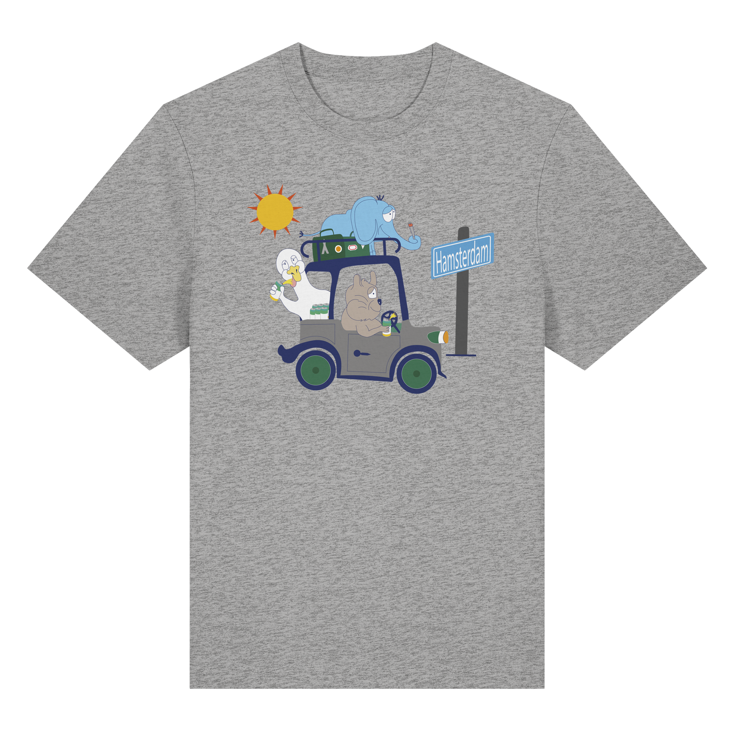 T-Shirt Hamsterdam (grau)