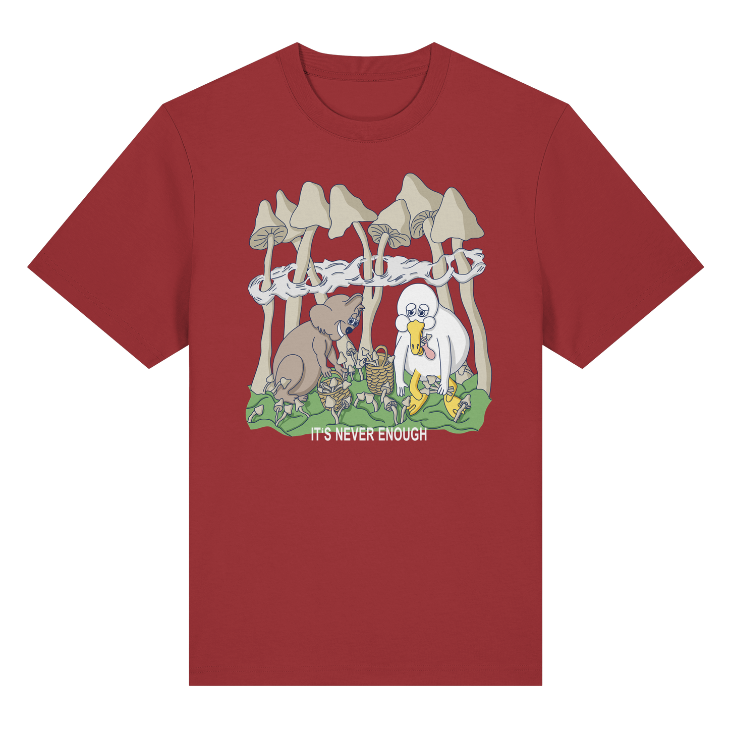 T-Shirt MushroomMorning (erd-rot)