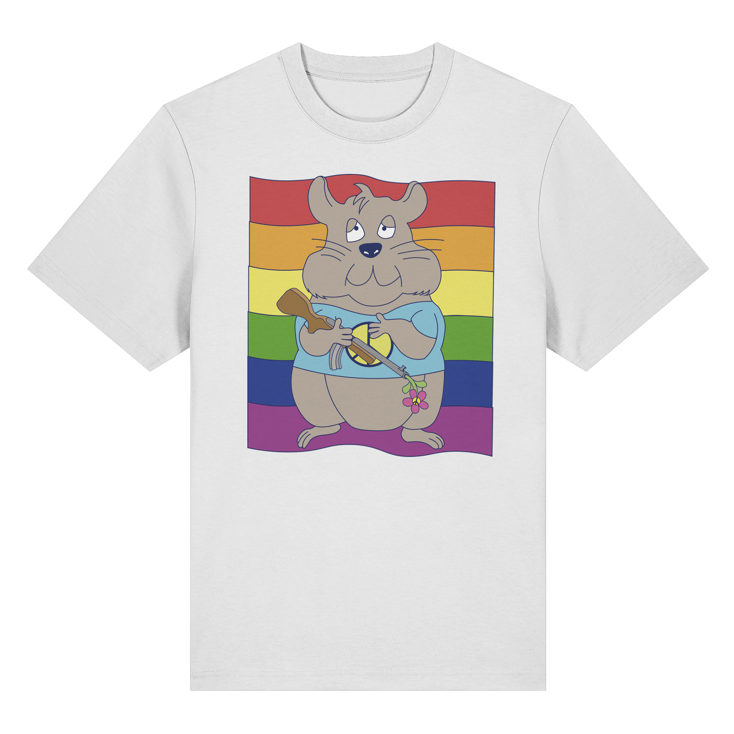 T-Shirt Peace (weiß)