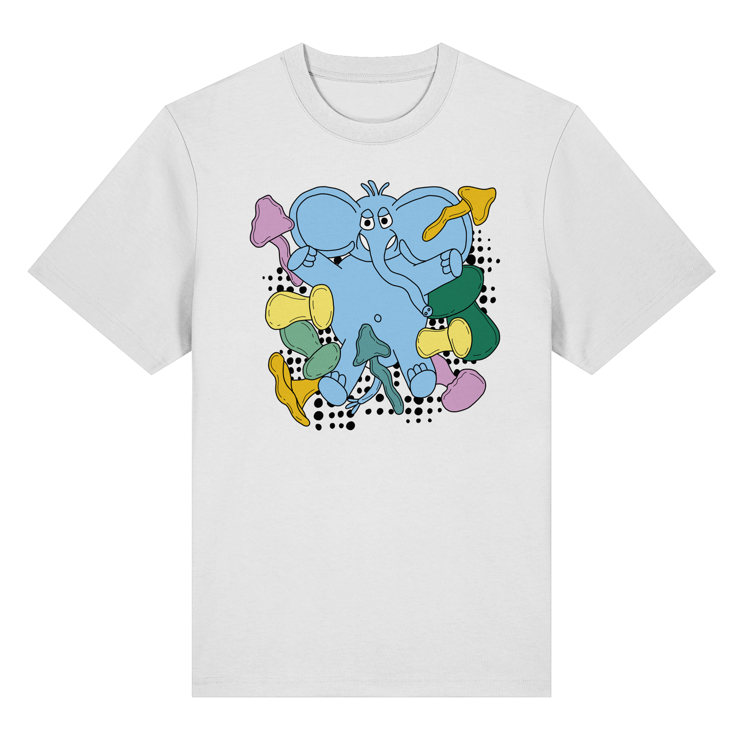 T-Shirt MushroomParty (weiß)