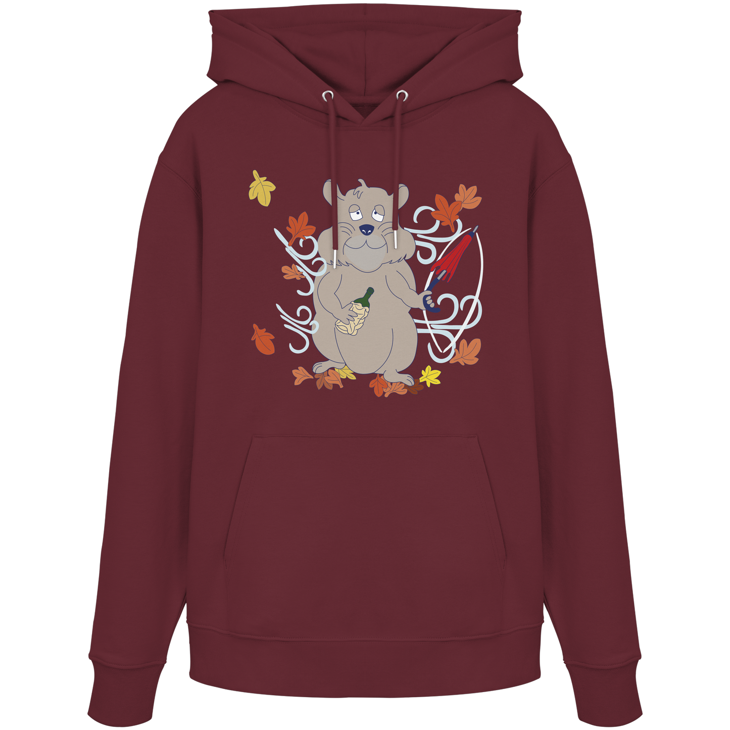 Hoodie Ahorn (rot braun)