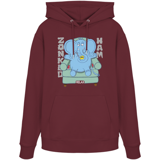 Hoodie Relax (rot braun)