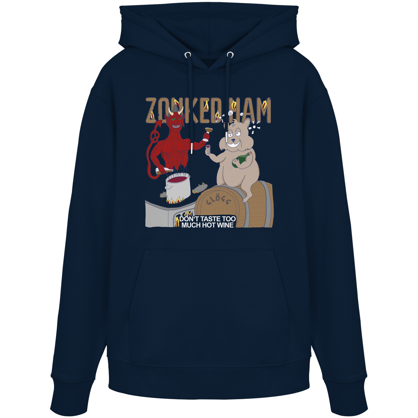 Hoodie HotWine (navy blau)