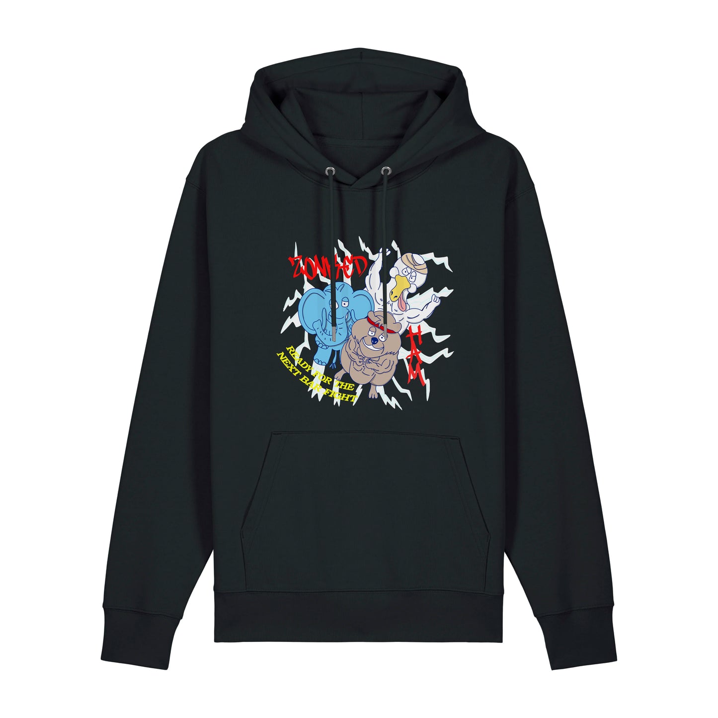 Hoodie BarFight (schwarz)