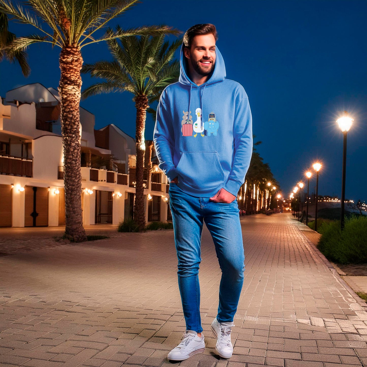 Hoodie TravelGroup (blau)