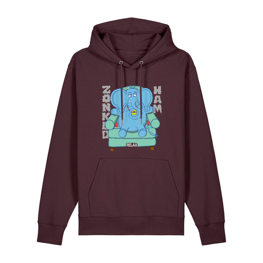 Hoodie Relax (rot braun)