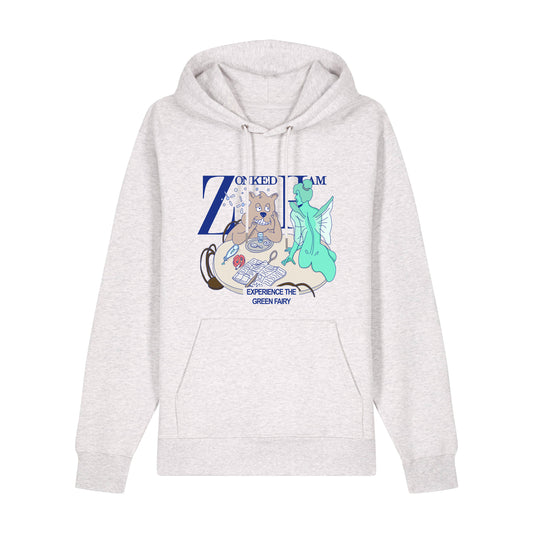 Hoodie GreenFairy (hell grau)