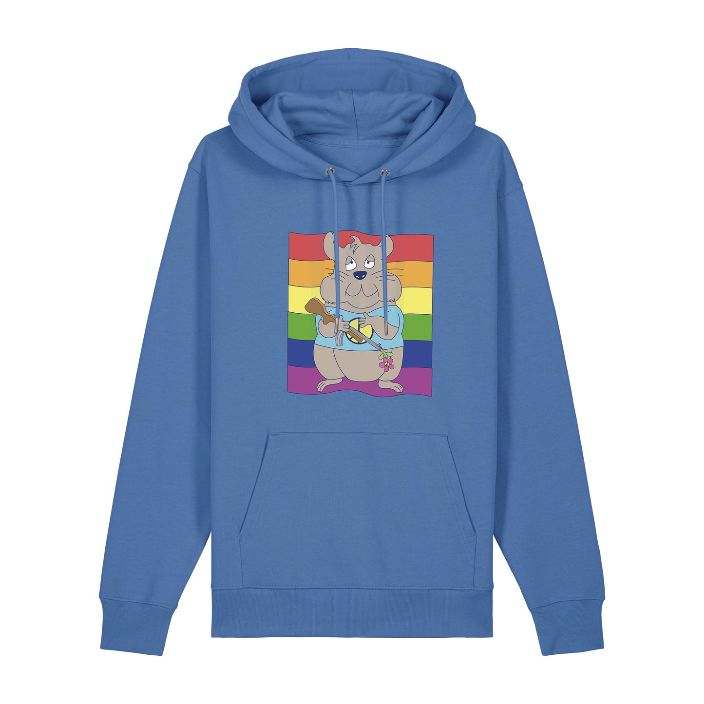 Hoodie Peace (blau)