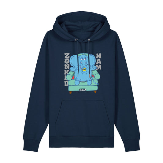 Hoodie Relax (navy blau)